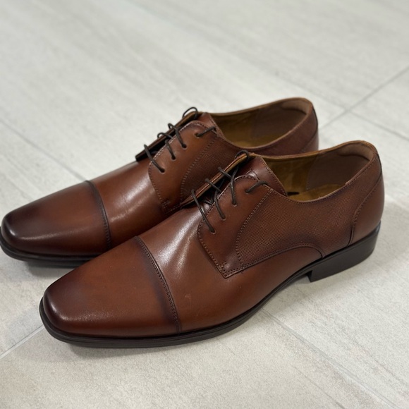 Florsheim Men’s Brown Dress Shoes - Picture 6 of 12